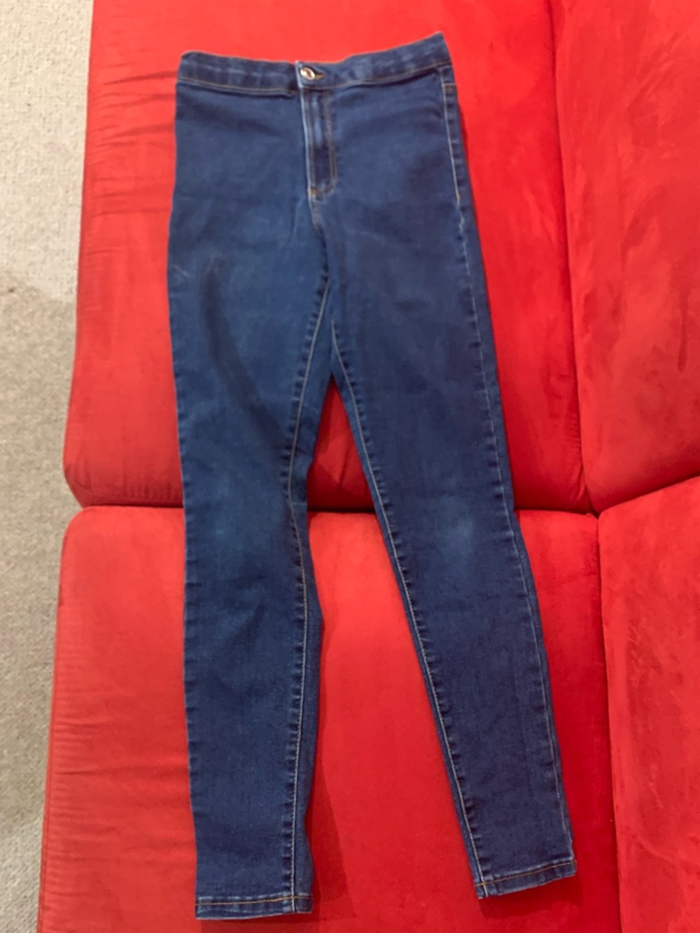 Zara girls HIGH-WAISTED JEGGINGS